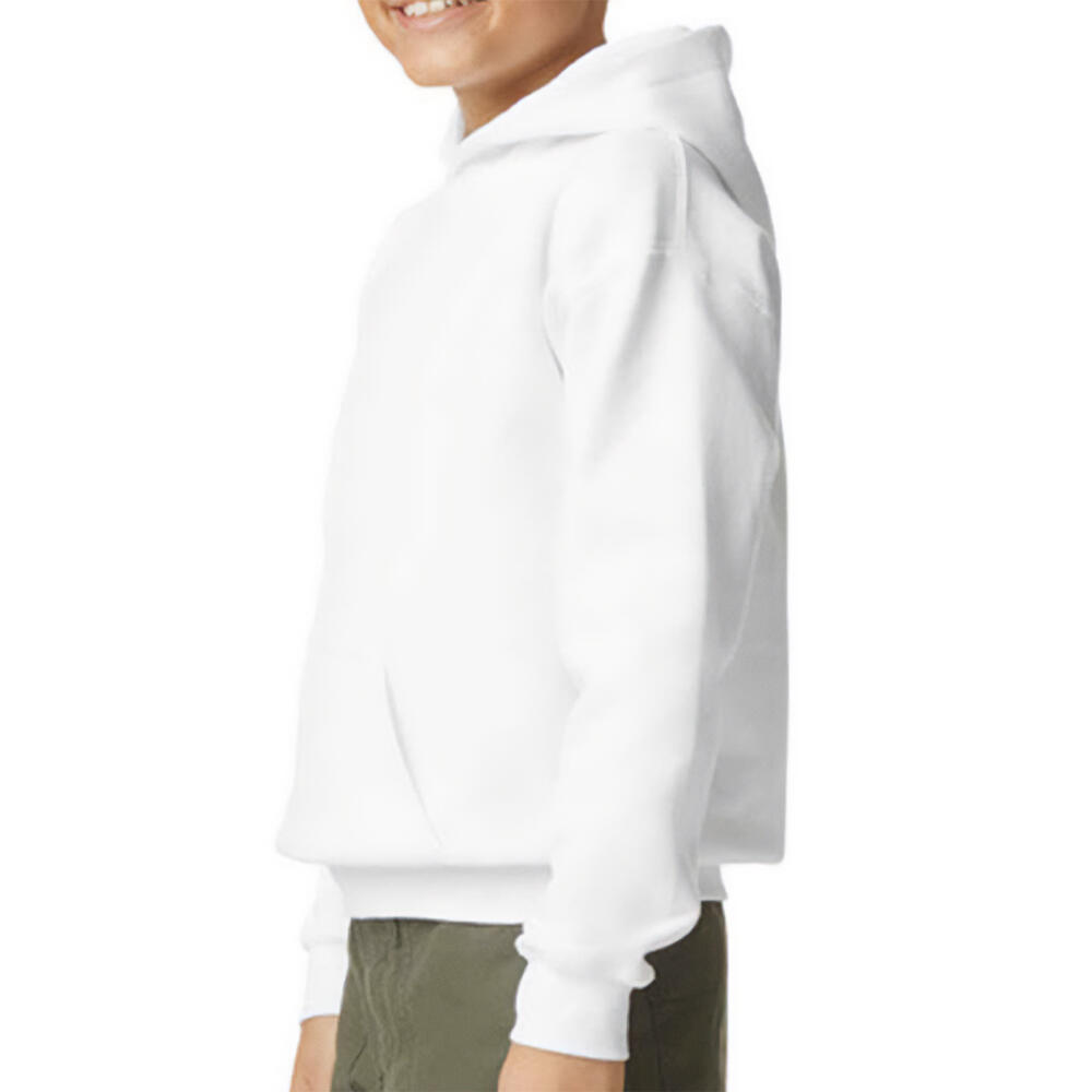 Childrens/Kids Softstyle Ringspun Cotton Midweight Hoodie (White