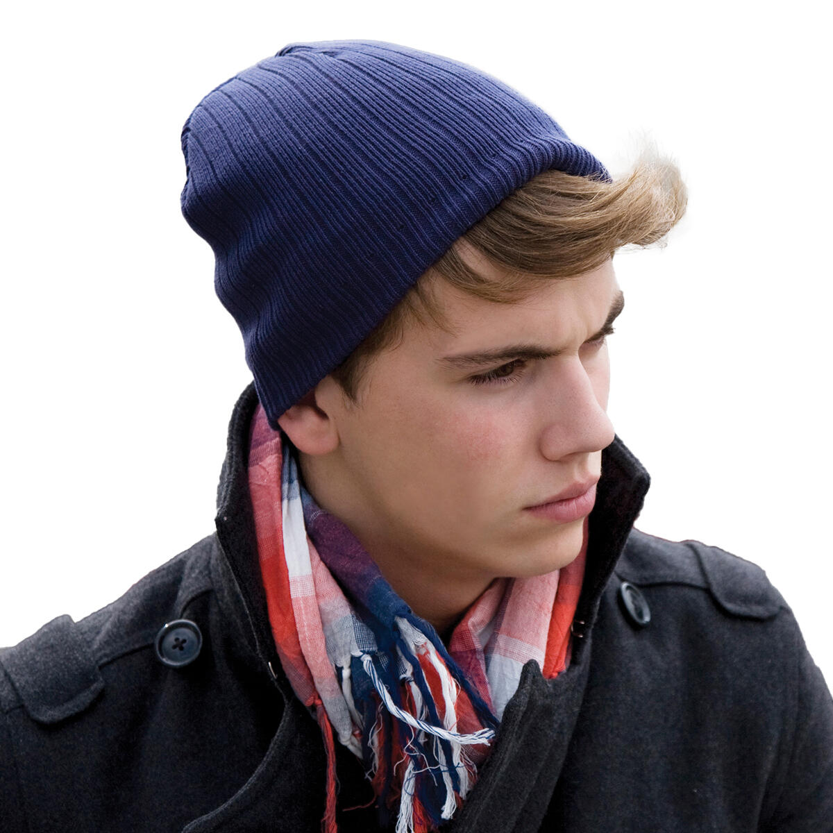 Berretto Adulto Unisex Result Blu Navy 2/3