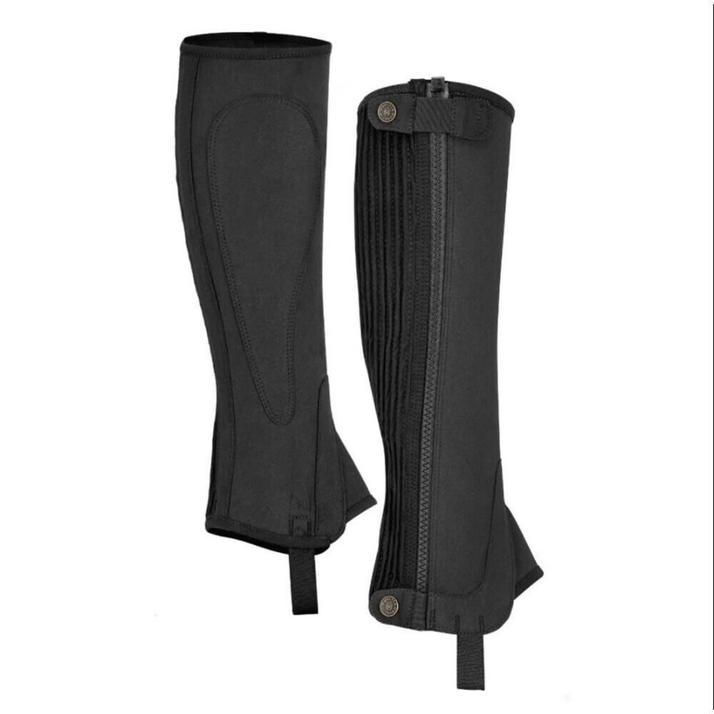 Childrens/Kids Amara Half Chaps (Black) 2/2