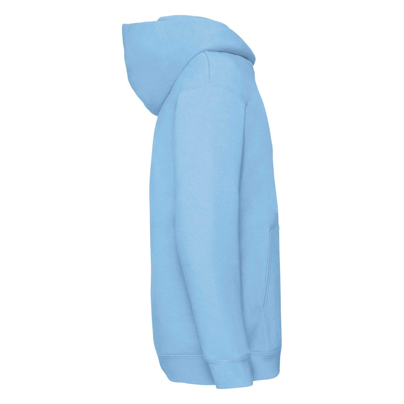 Kapuzen Pullover Premium 7030 Kinder Hellblau 4/4
