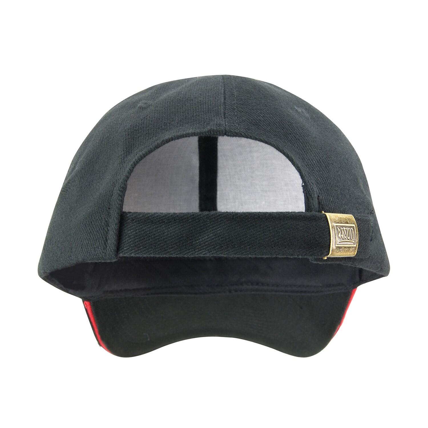 Cappellino Da Baseball Result Headwear Nero Rosso 2/2