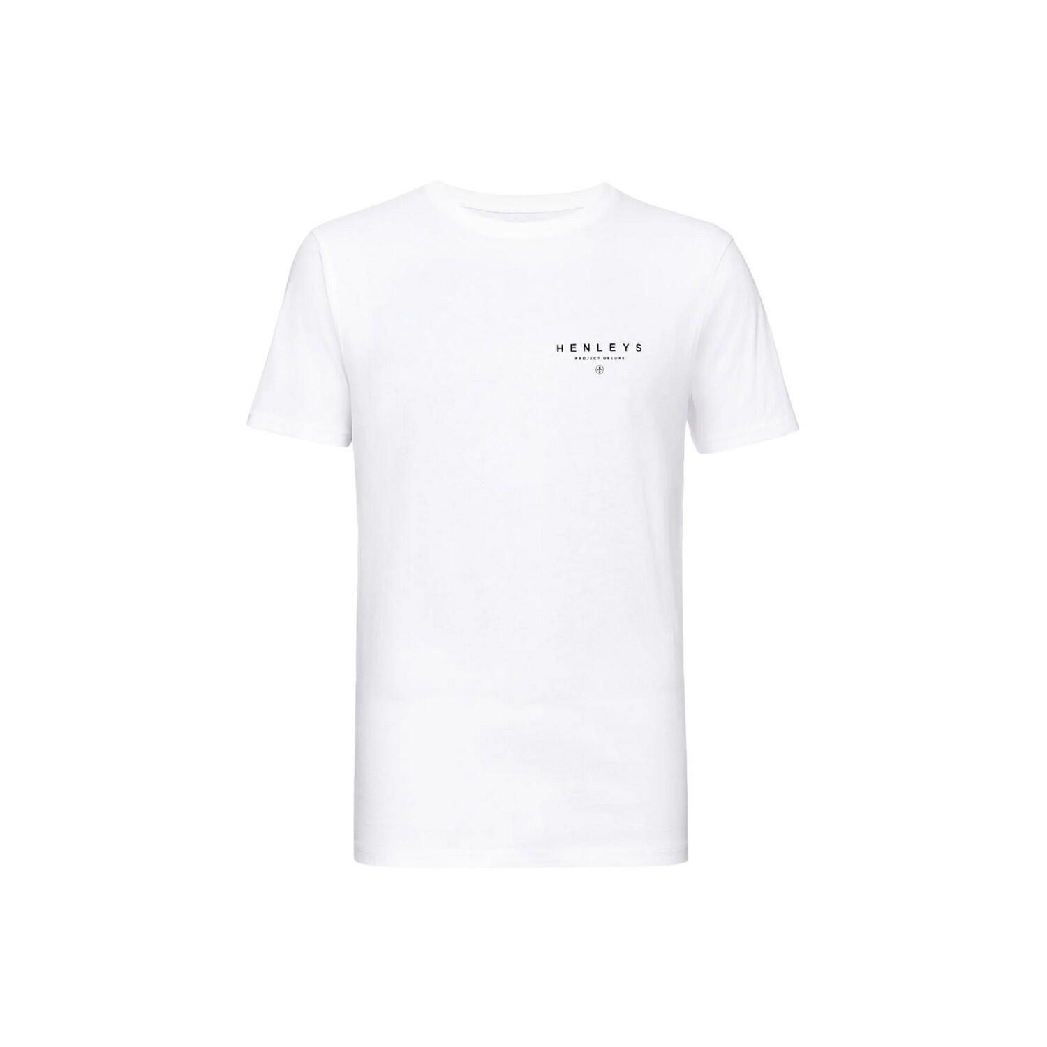 Mens Hencinq A TShirt (Pack of 5) (White/Black) 3/4
