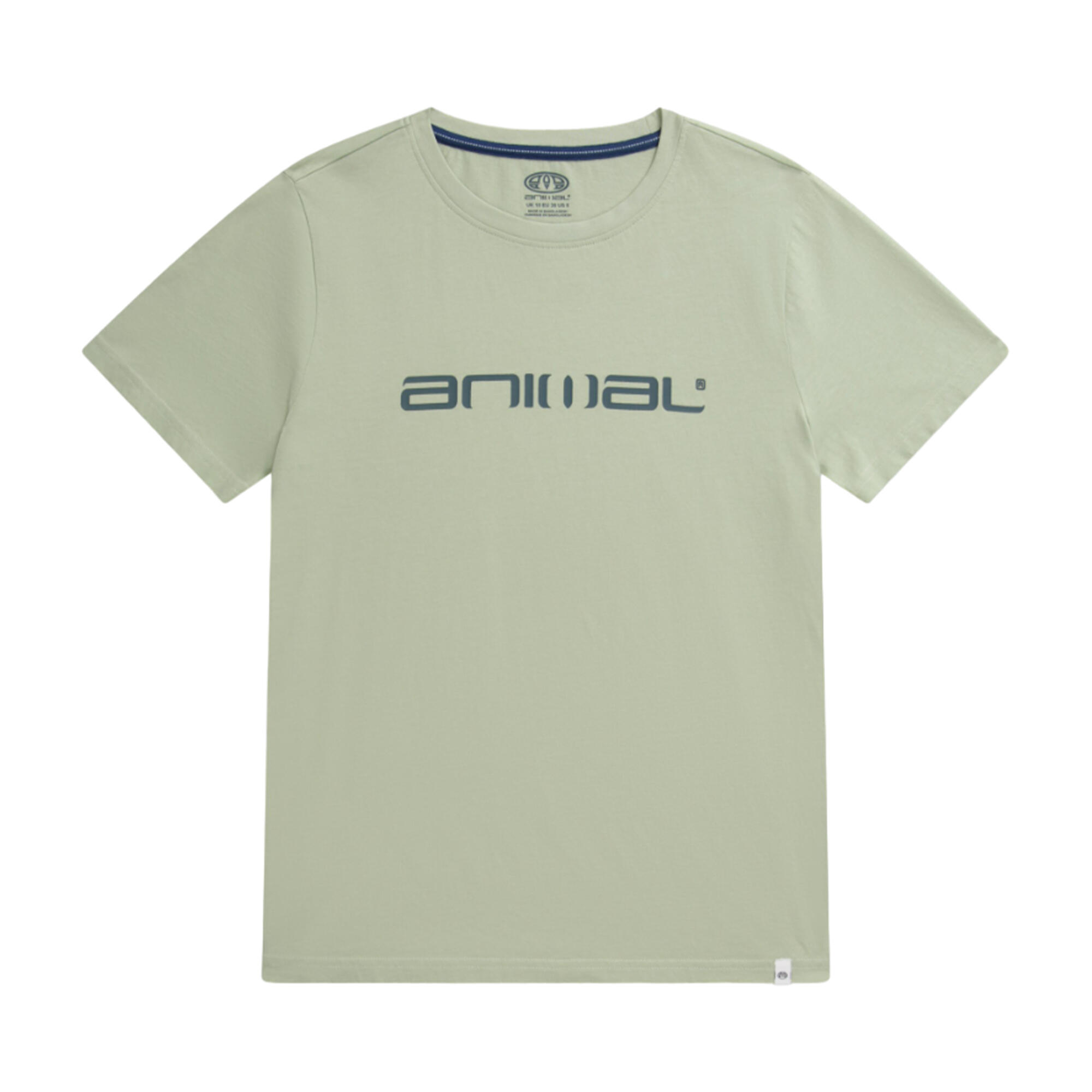 ANIMAL Womens/Ladies Leena Cotton Boxy TShirt (Pale Green)