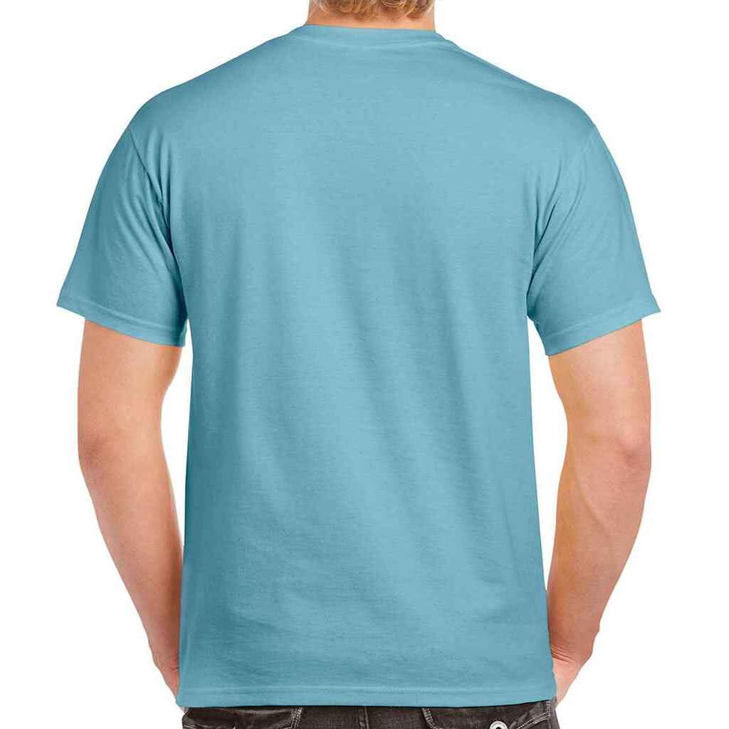 Mens Heather Heavy TShirt (Sky Blue) 2/2