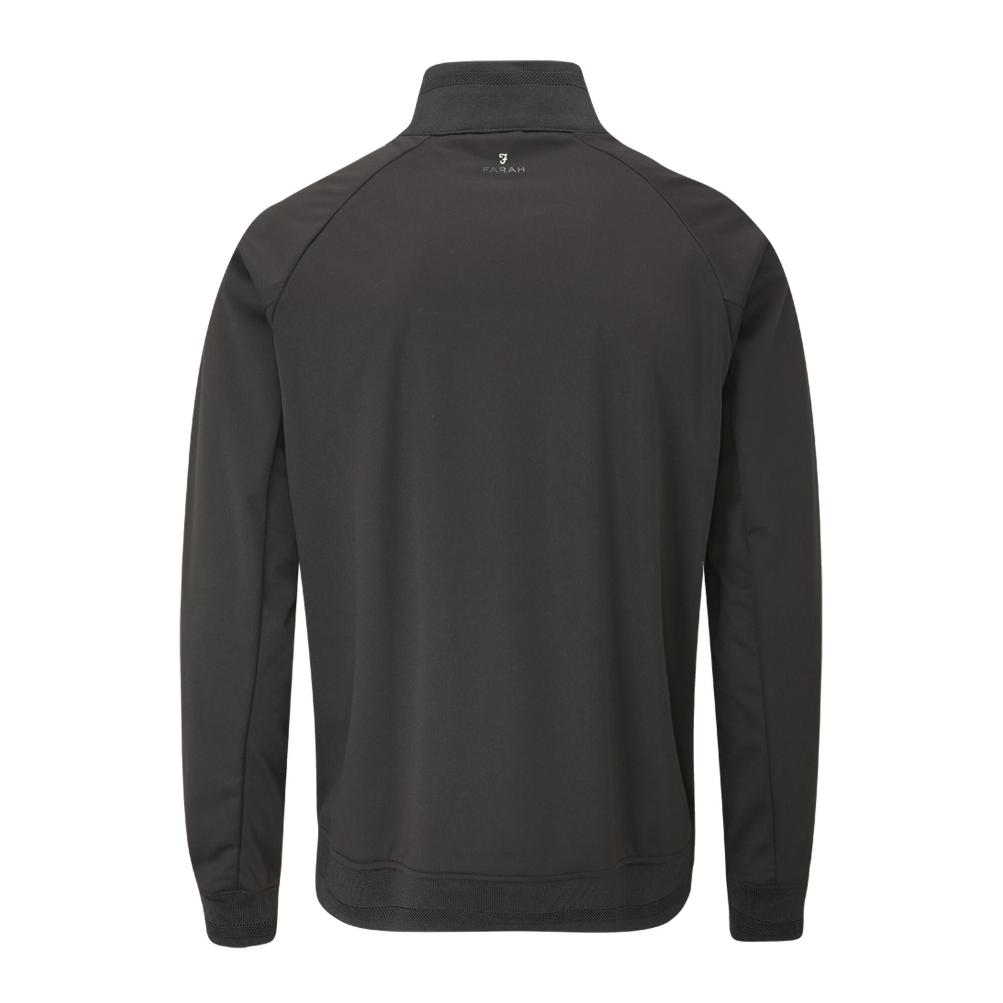 Mens Kala Quarter Zip Jacket (Black) 2/4