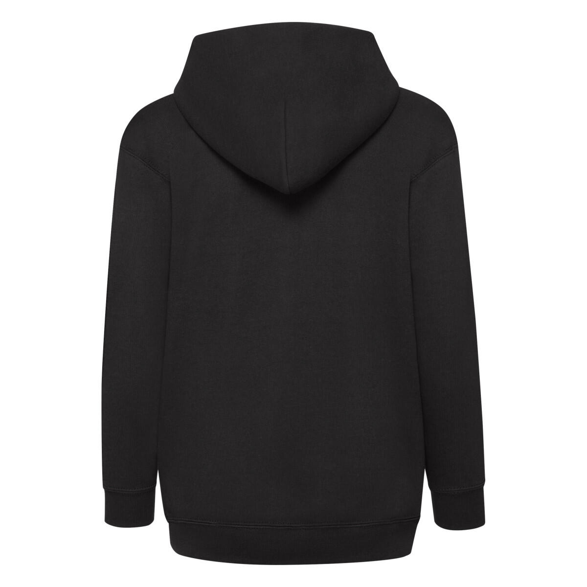 Giacca Con Cappuccio Bambini Fruit Of The Loom Classic Nero 2/2