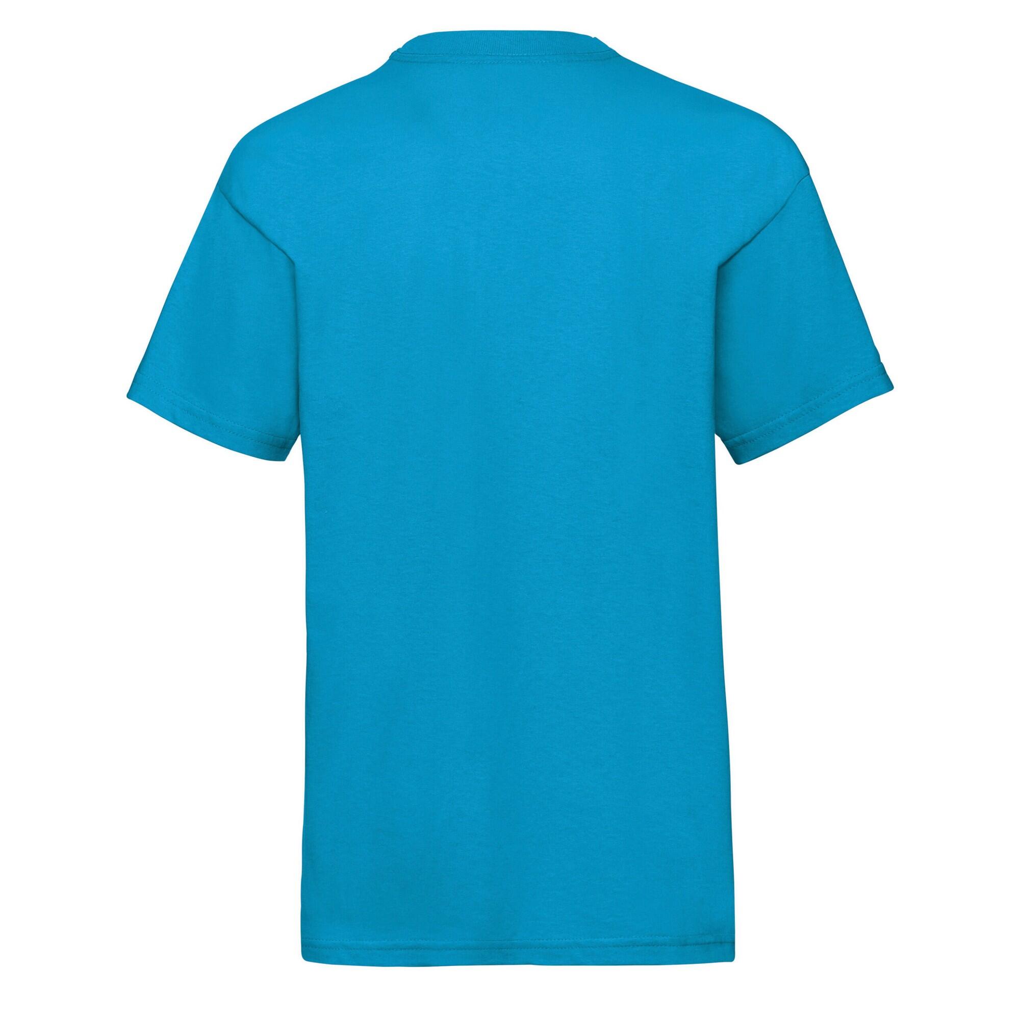Childrens/Kids Value TShirt (Azure) 2/2