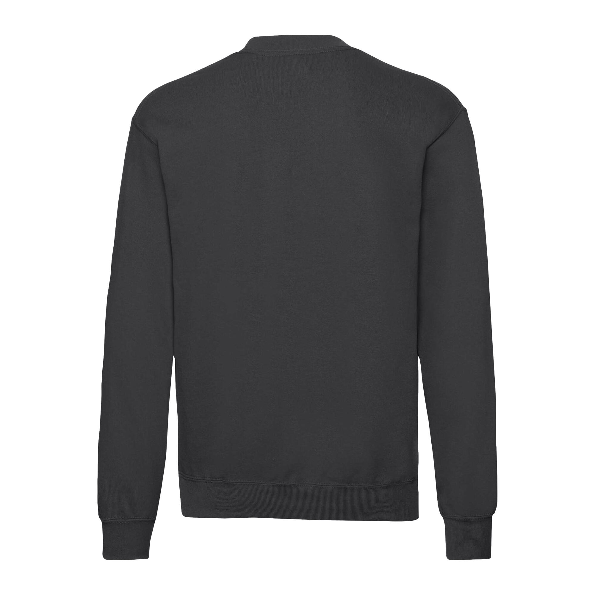 Mens Classic 80/20 Setin Sweatshirt (Light Graphite) 2/3