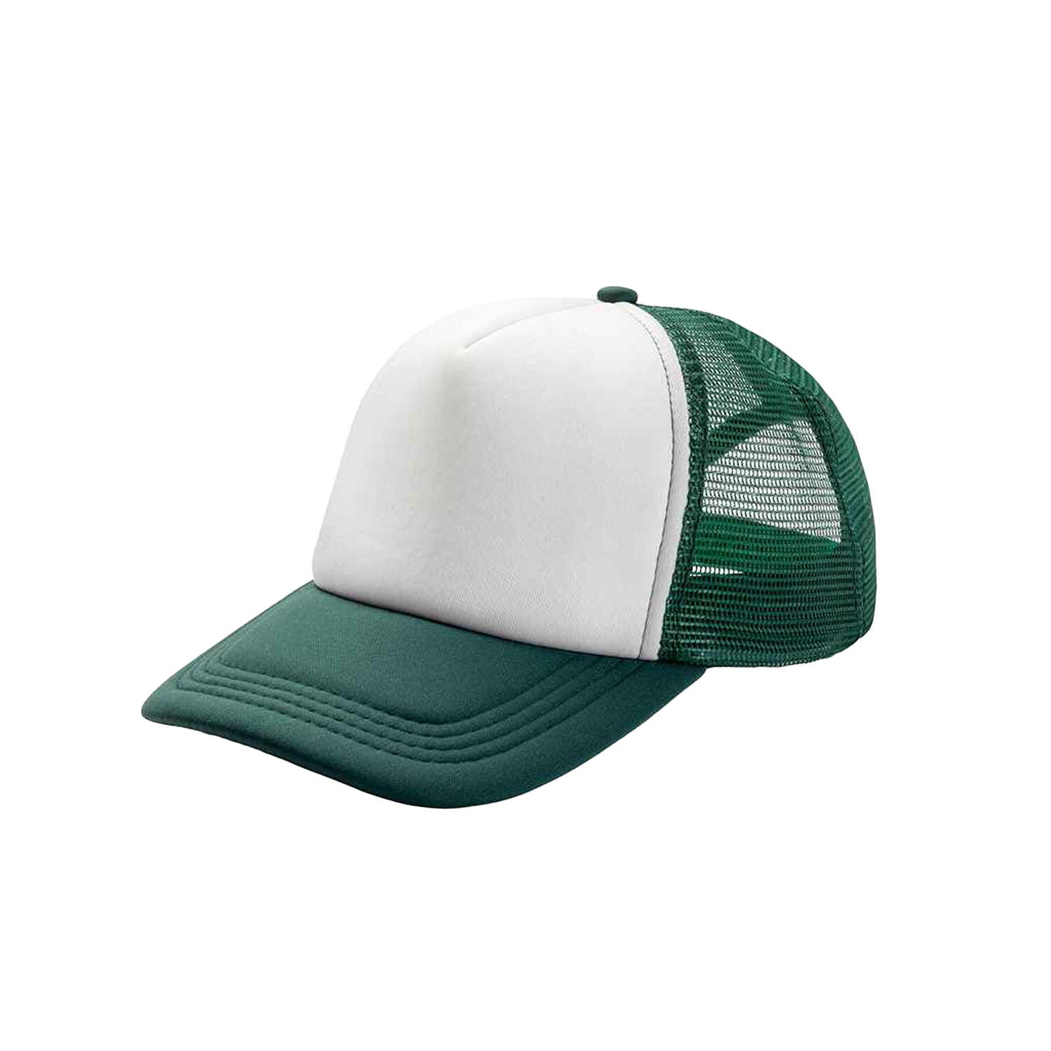 Result Core Half Mesh Truckers Cap (Bottle Green/White) 2/2