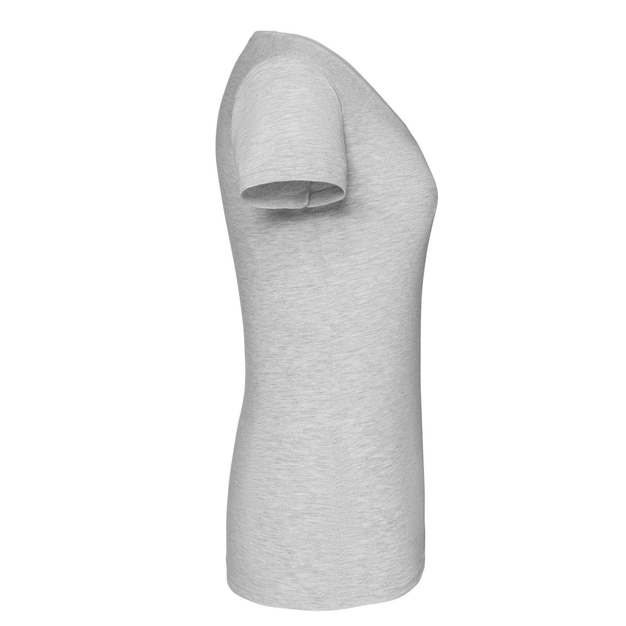 Womens/Ladies Iconic 150 TShirt (Heather Grey) 3/3