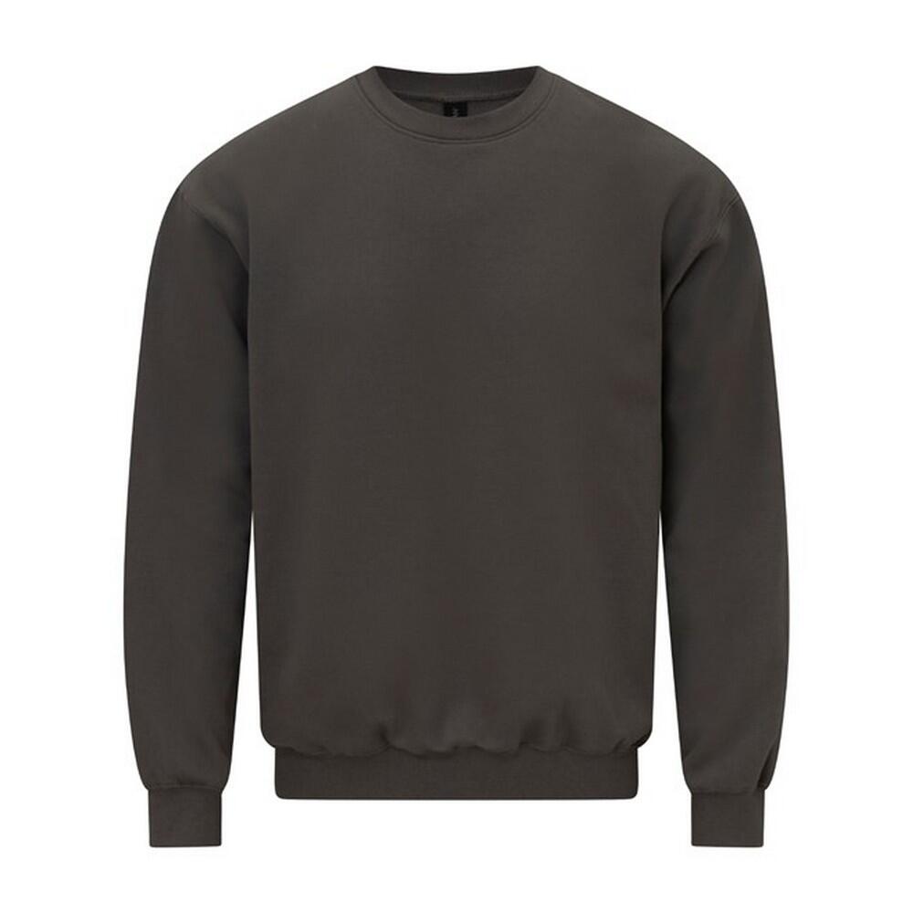 GILDAN Unisex Adult Softstyle Fleece Midweight Sweatshirt (Charcoal)