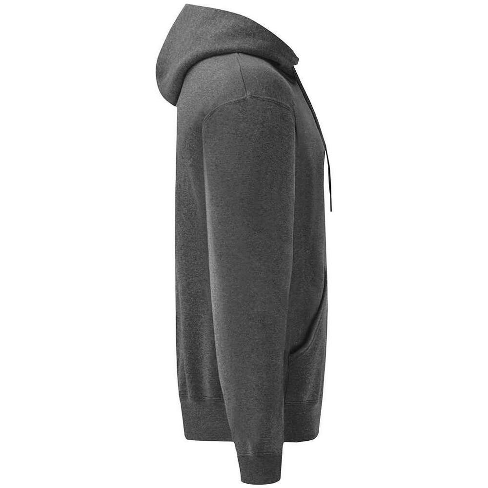 Erwachsene Unisex Klassik Kapuzenpullover Damen und Herren Dunkelgrau 3/3