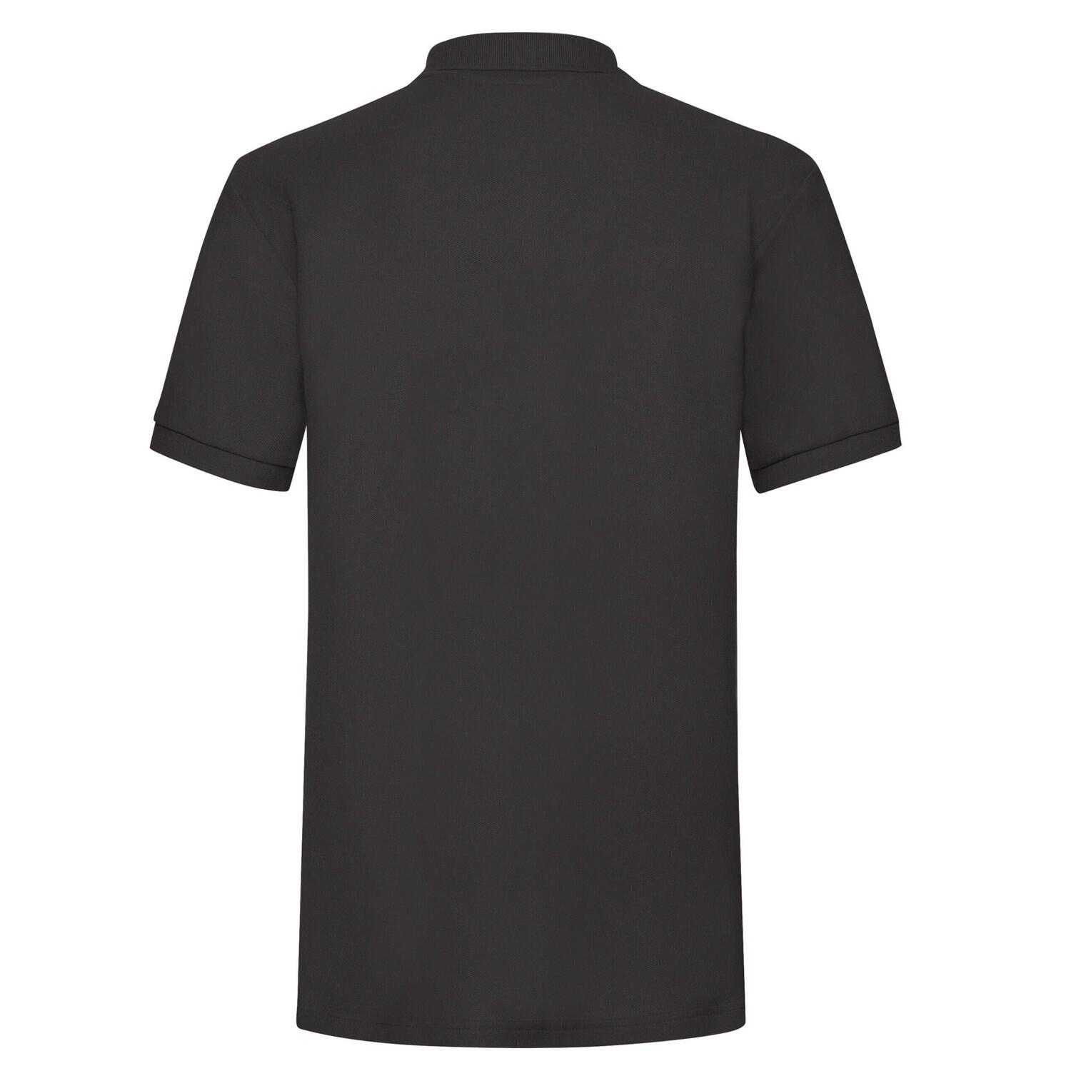 "6535" Poloshirt für Herren Schwarz 2/3