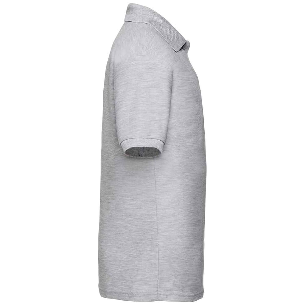 Polo Manches Courtes Unisexe (Gris Chiné) 3/3