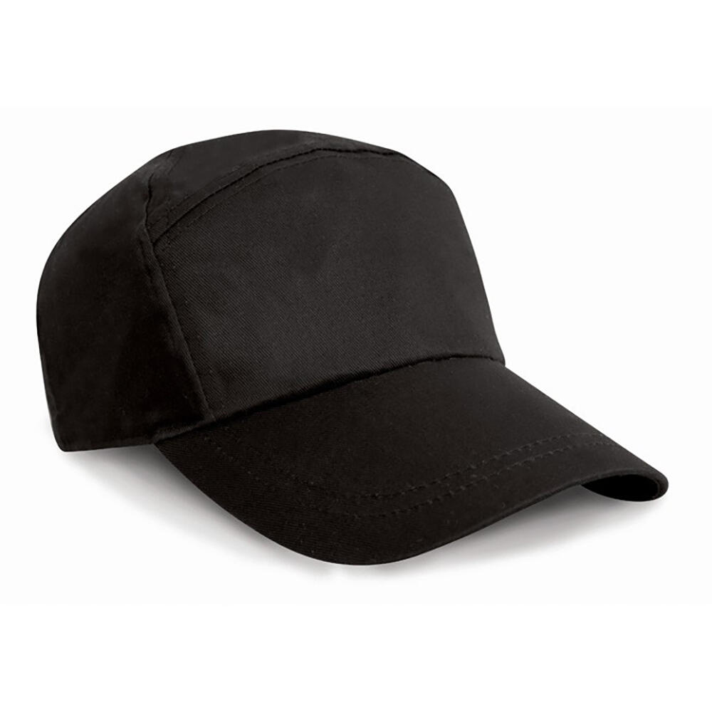 Baseball Kappe einfärbig Herren Schwarz 2/3