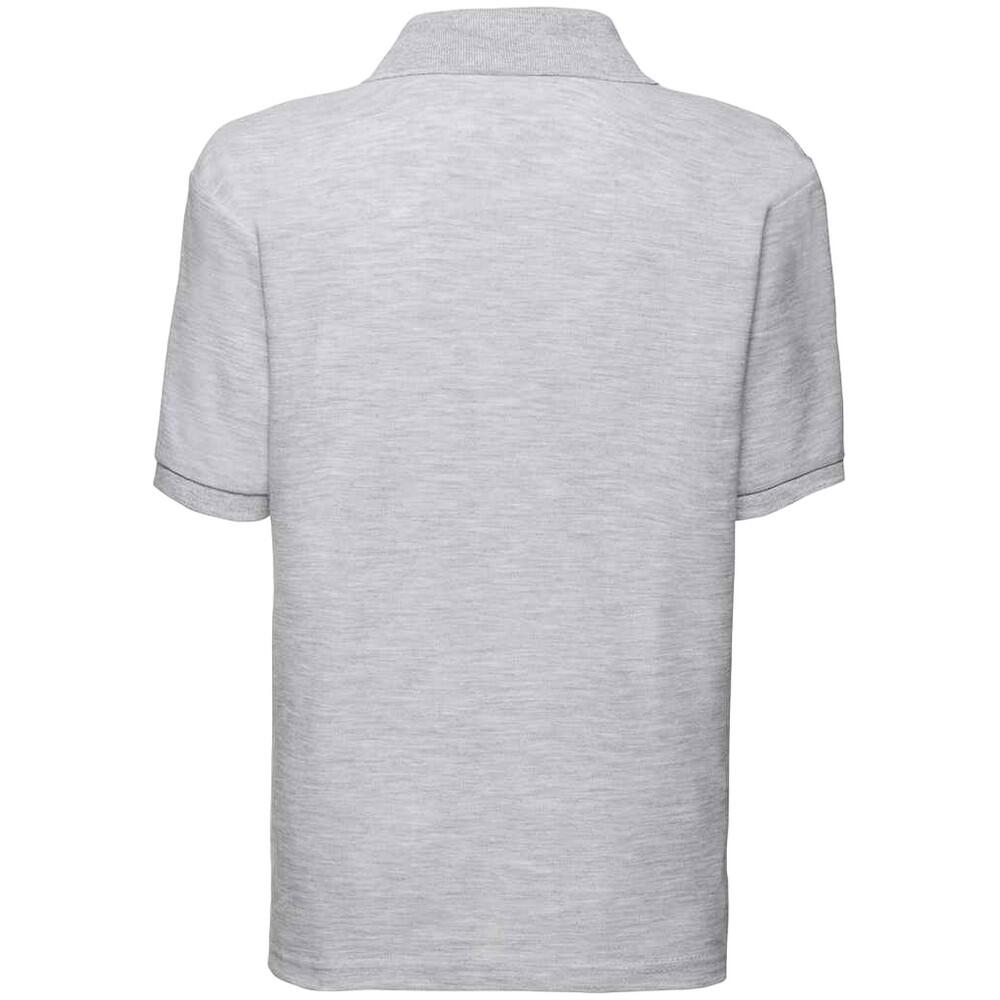 Polo Manches Courtes Unisexe (Gris Chiné) 2/3