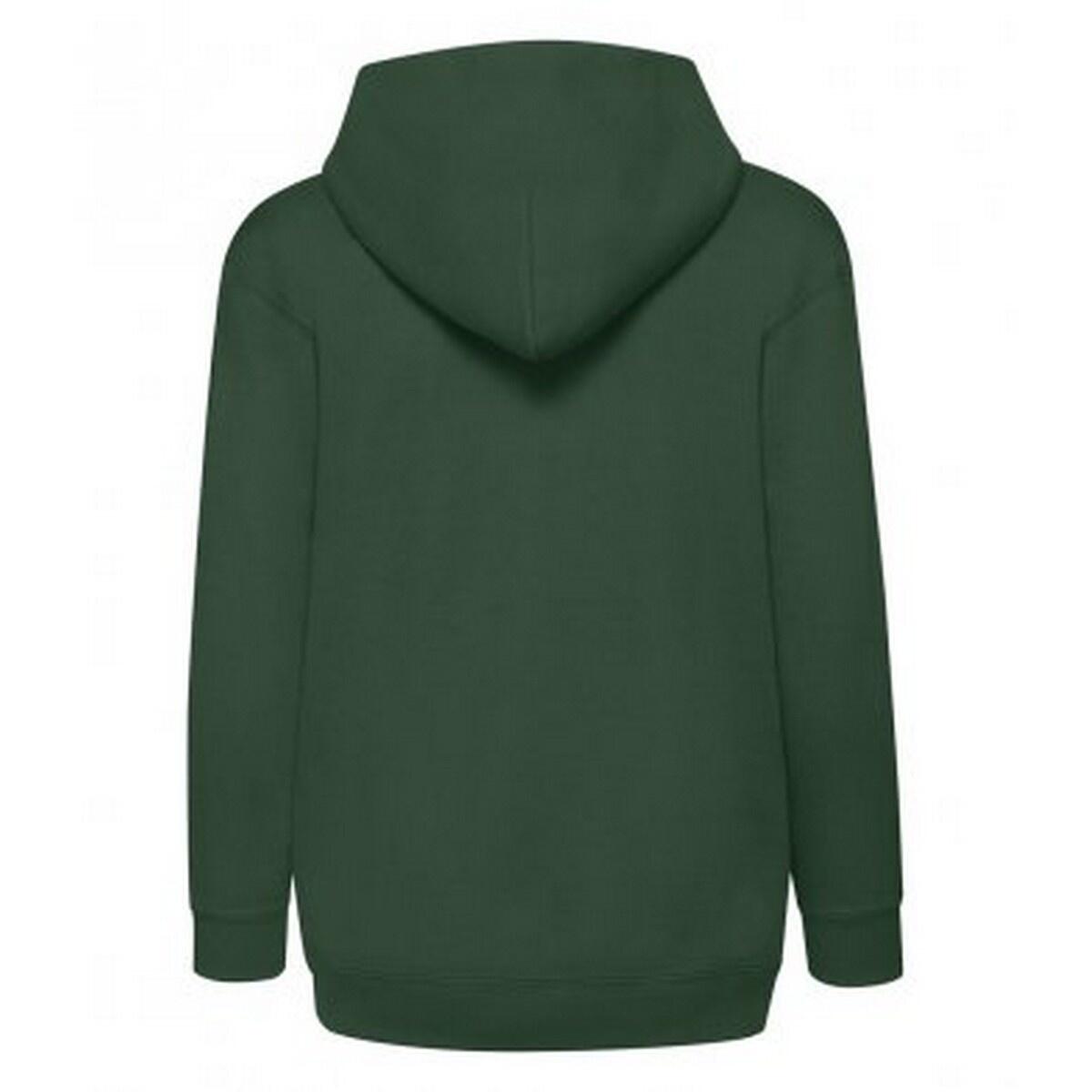 Sweatshirt, mit Kapuze für Kinder Flaschengrün 3/6