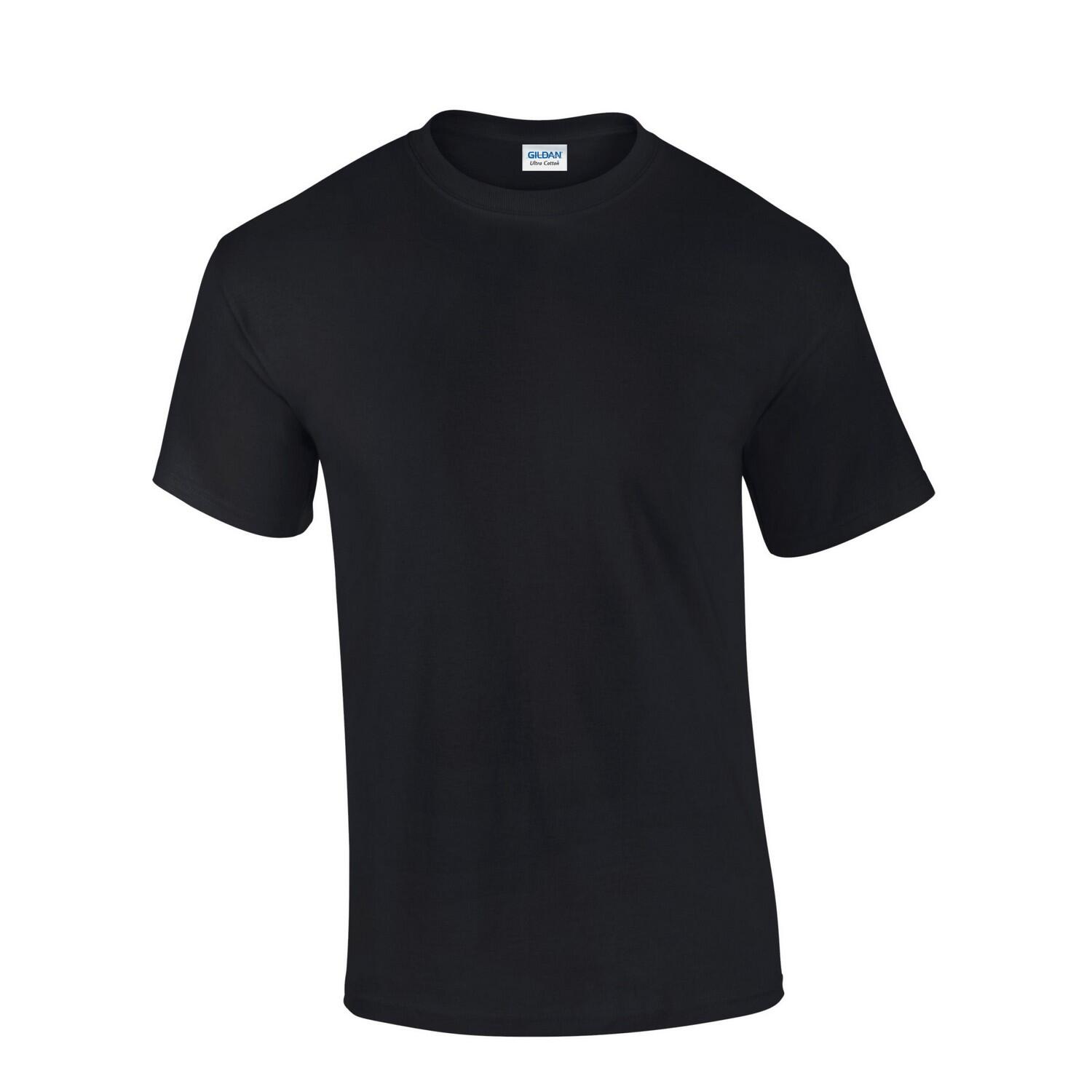 GILDAN Mens Ultra Cotton TShirt (Black)