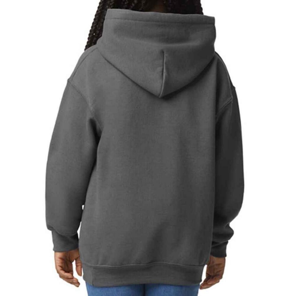 Felpa Con Cappuccio Bambini Gildan Carbone 2/3