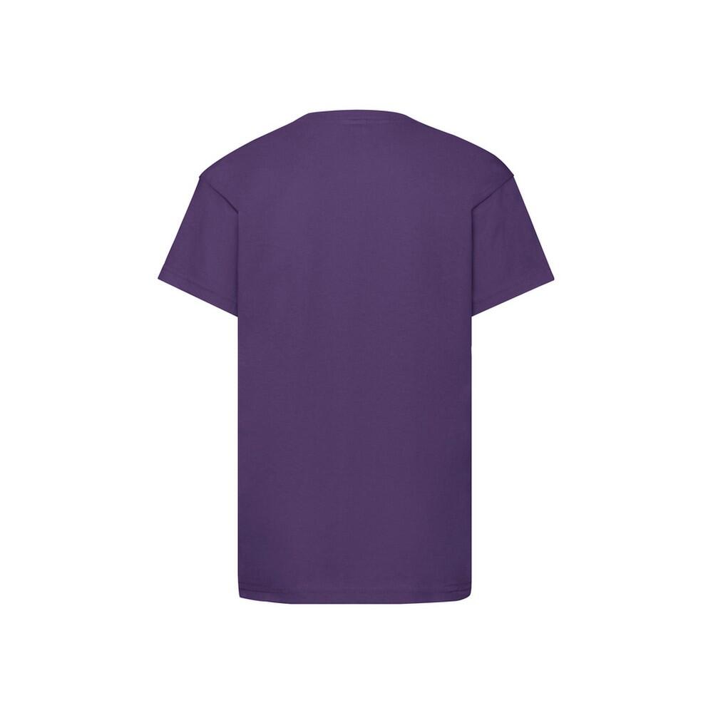 Childrens/Kids Original TShirt (Purple) 3/4
