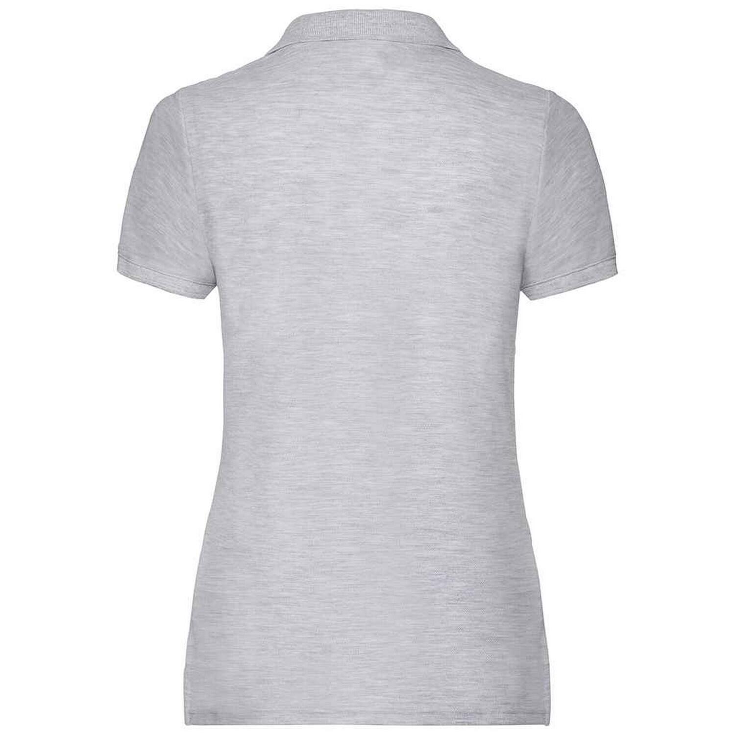 Polo Manches Courtes Femme (Gris Chiné) 2/3