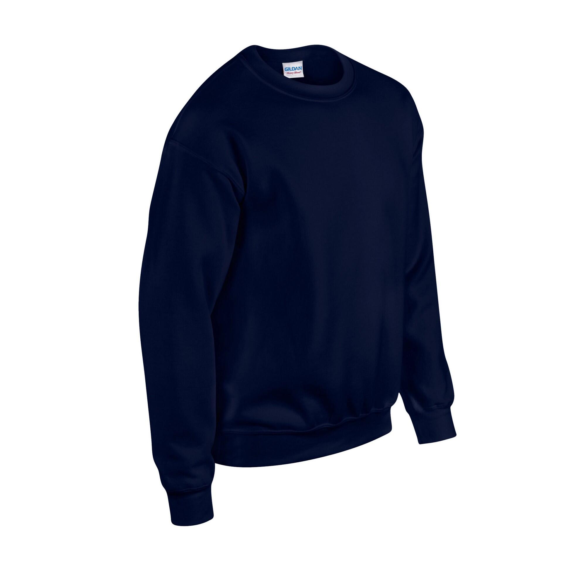 Felpa Uomo Gildan Blu Navy 3/3