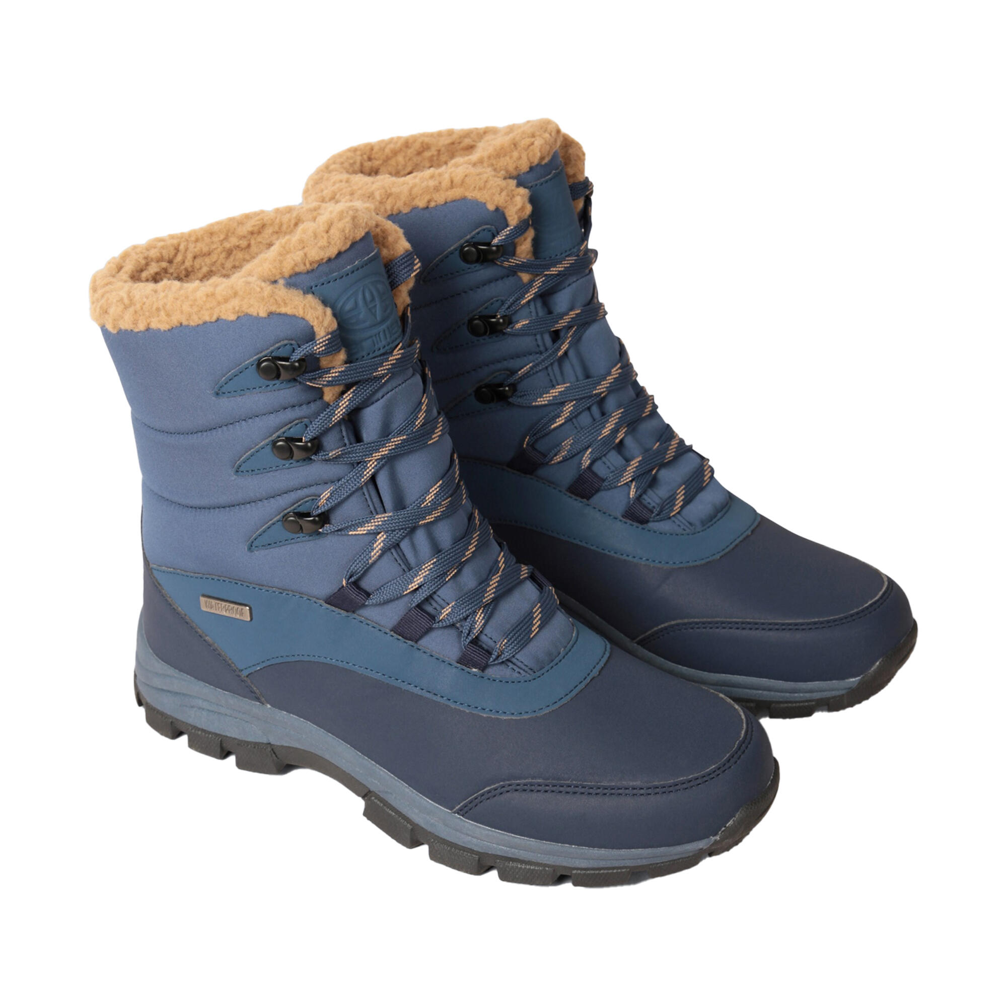 Womens/Ladies Blizzard Waterproof Snow Boots (Navy) 1/3