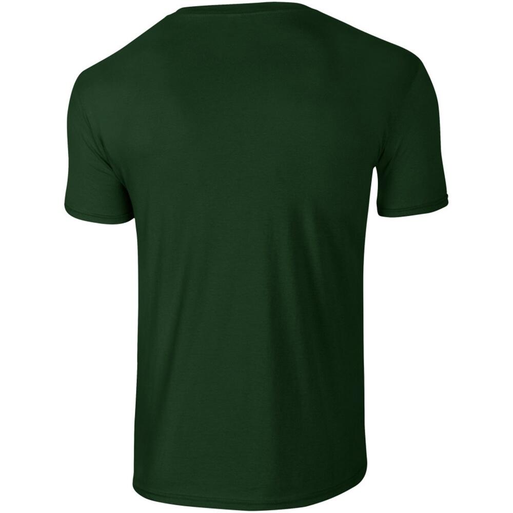 Mens Short Sleeve SoftStyle TShirt (Forest Green) 2/2