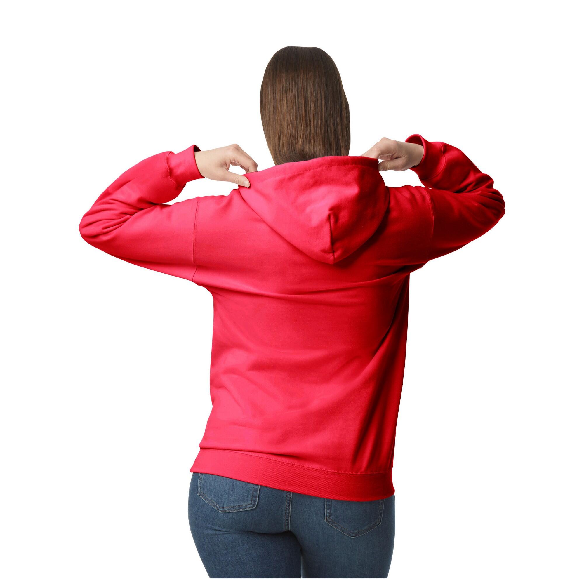 Felpa Con Cappuccio Uomo Gildan Softstyle Rosso 2/4