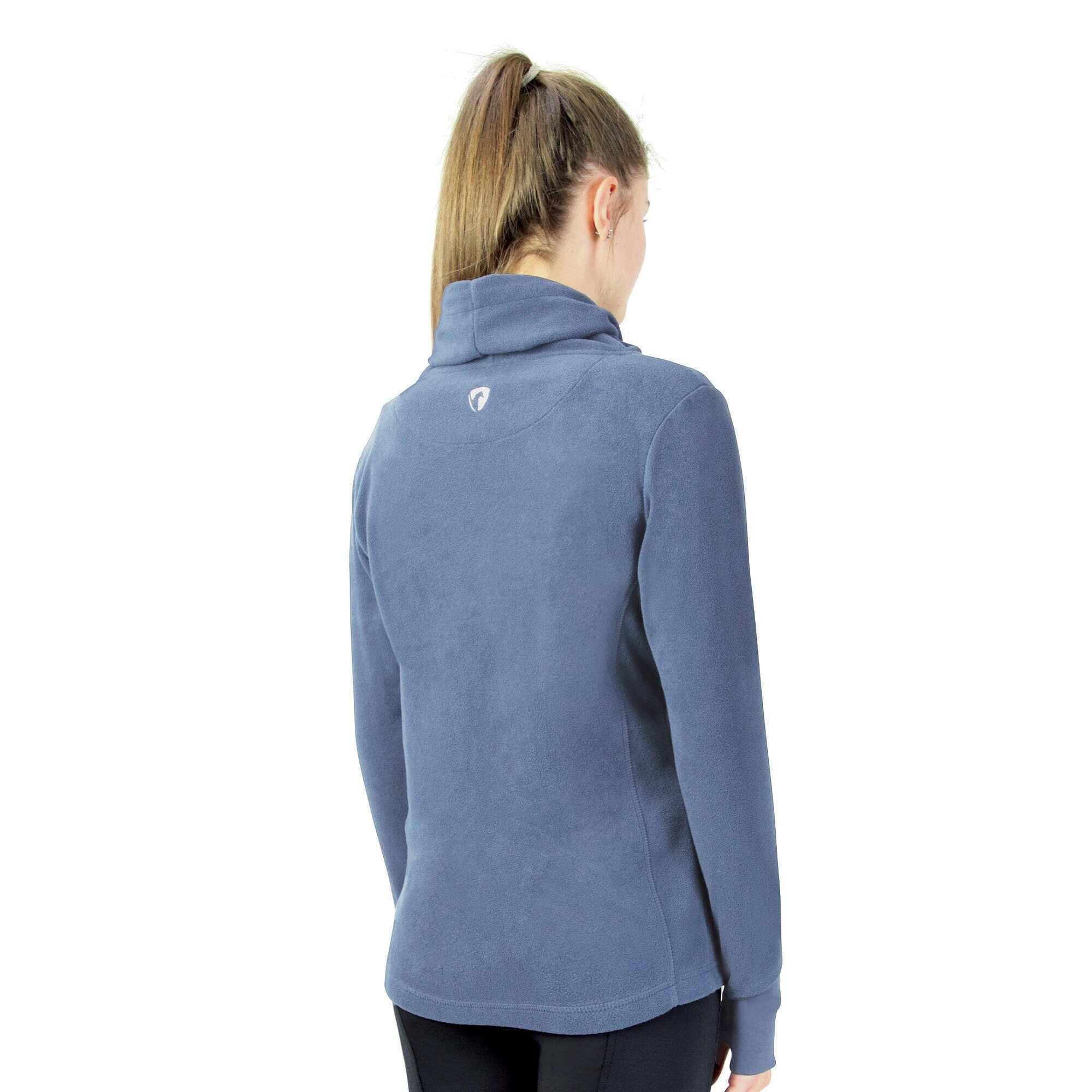 Womens/Ladies Synergy Fleece Top (Riviera Blue) 4/4