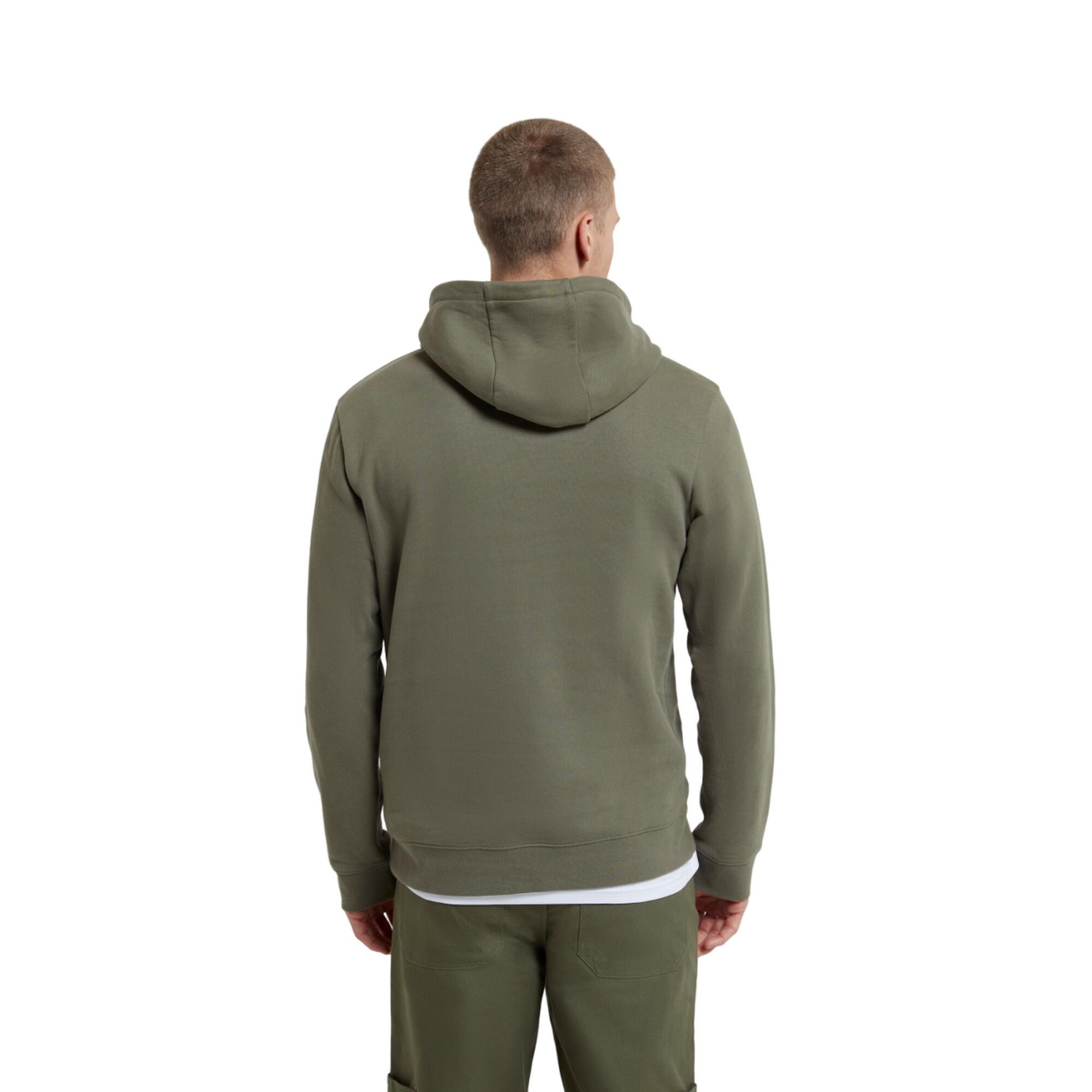 Mens Driver Hoodie (Khaki Green) 3/4
