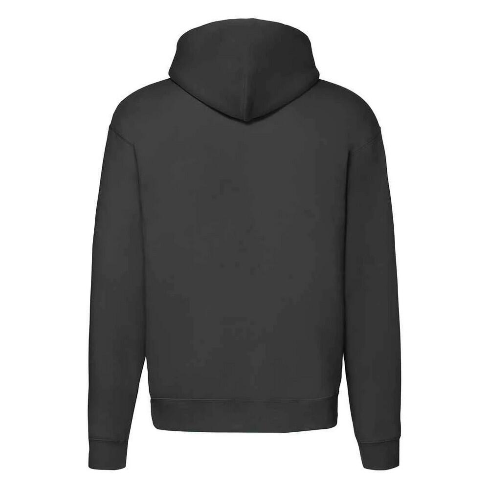 Unisex Adult Premium Full Zip Hoodie (Black) 2/3