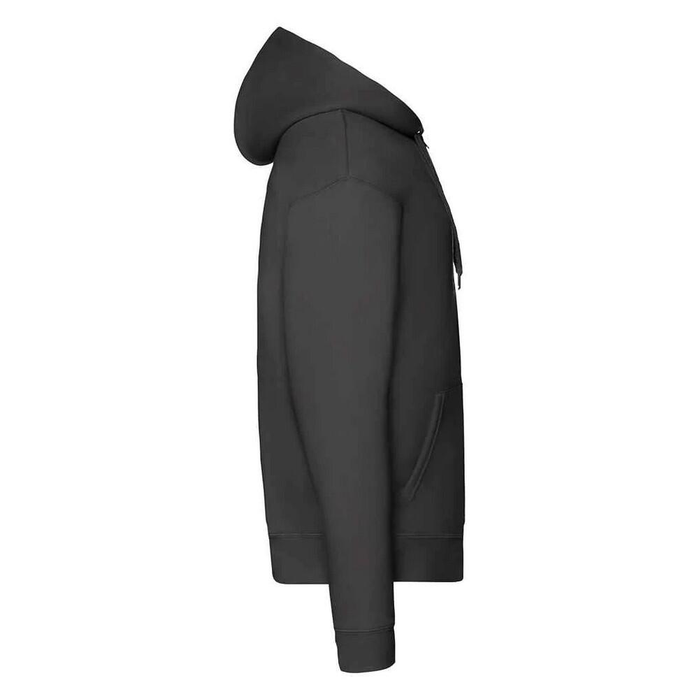 Unisex Adult Premium Full Zip Hoodie (Black) 3/3