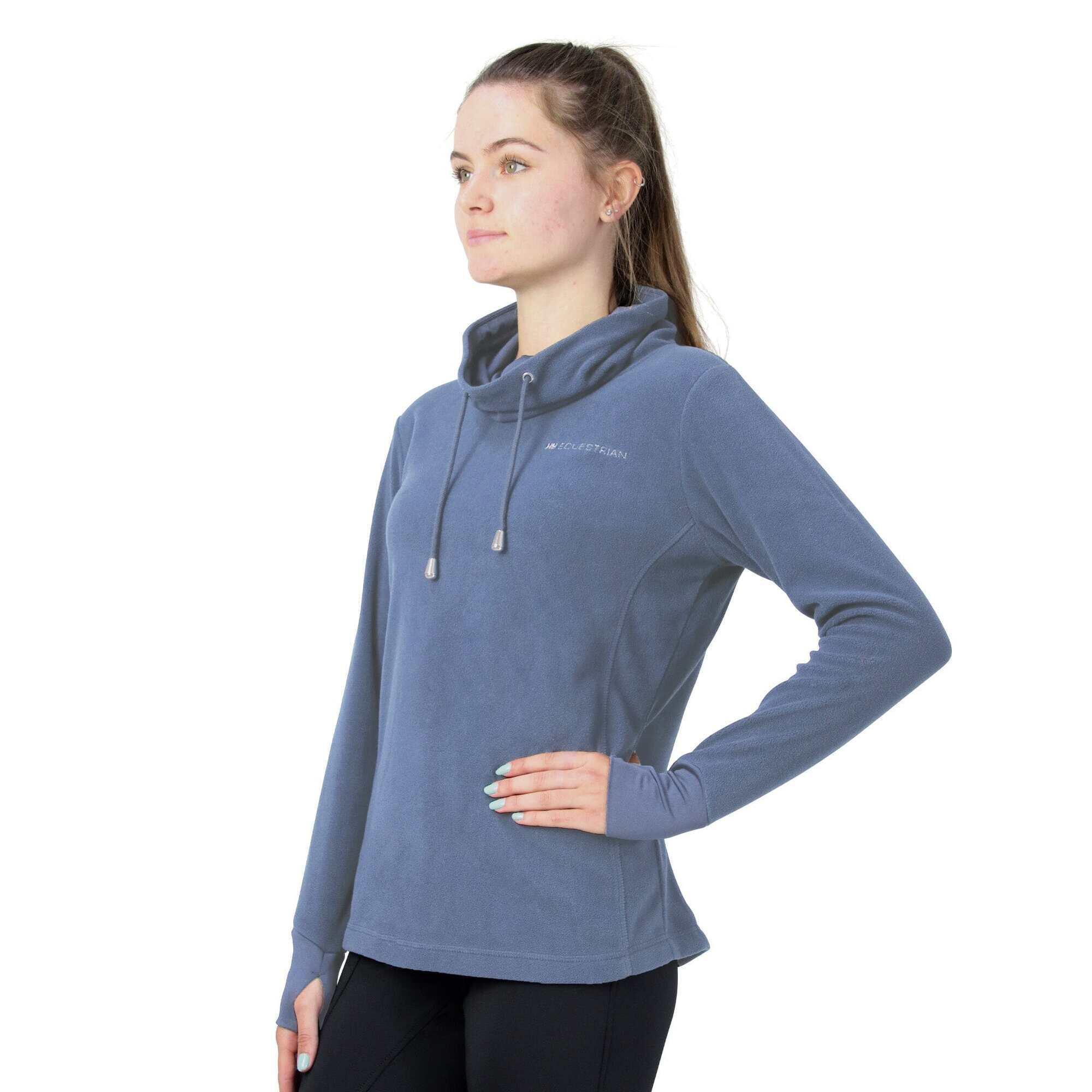 Womens/Ladies Synergy Fleece Top (Riviera Blue) 3/4