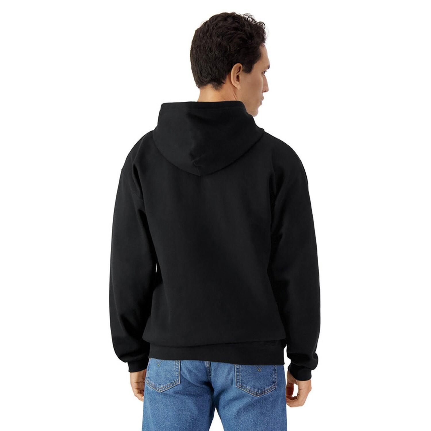 Felpa Con Cappuccio E Zip Intera Peso Medio Uomo Gildan Softstyle Nero 2/3