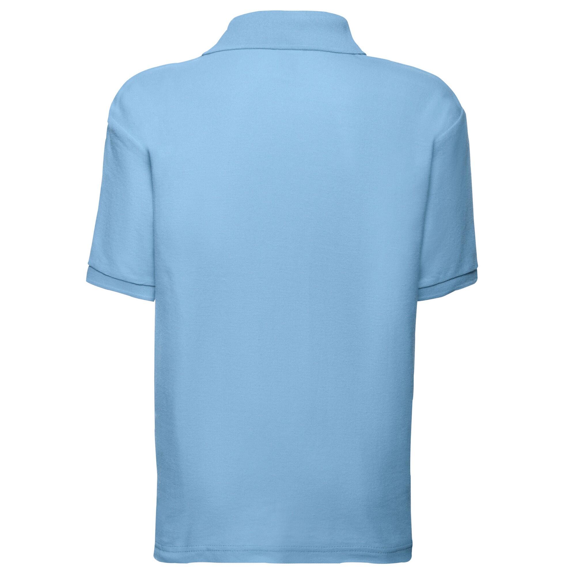 Polo 65/35 Enfant (Bleu Ciel) 2/3