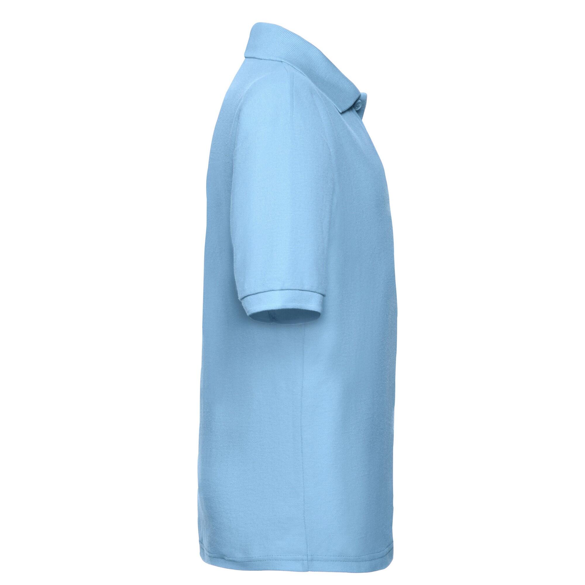 Polo 65/35 Enfant (Bleu Ciel) 3/3