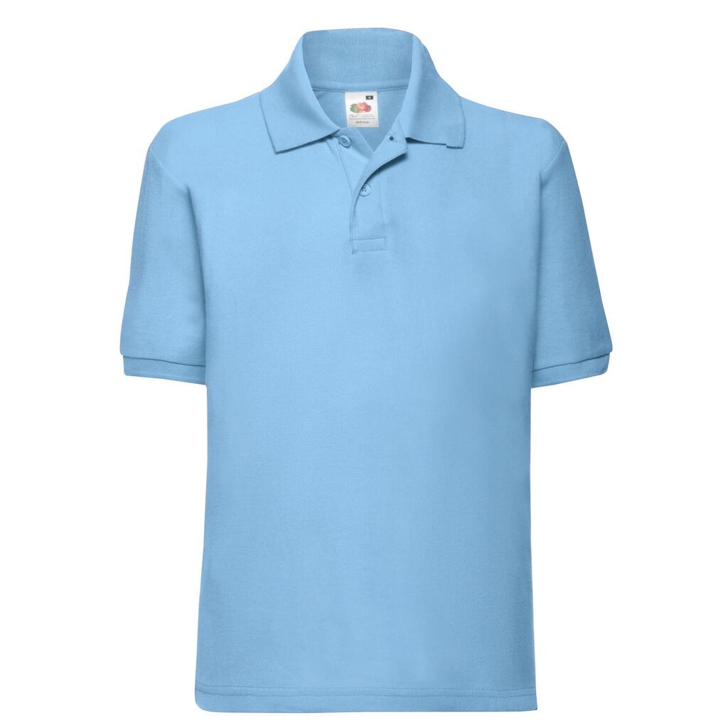 Childrens/Kids 65/35 Polo Shirt (Sky Blue)