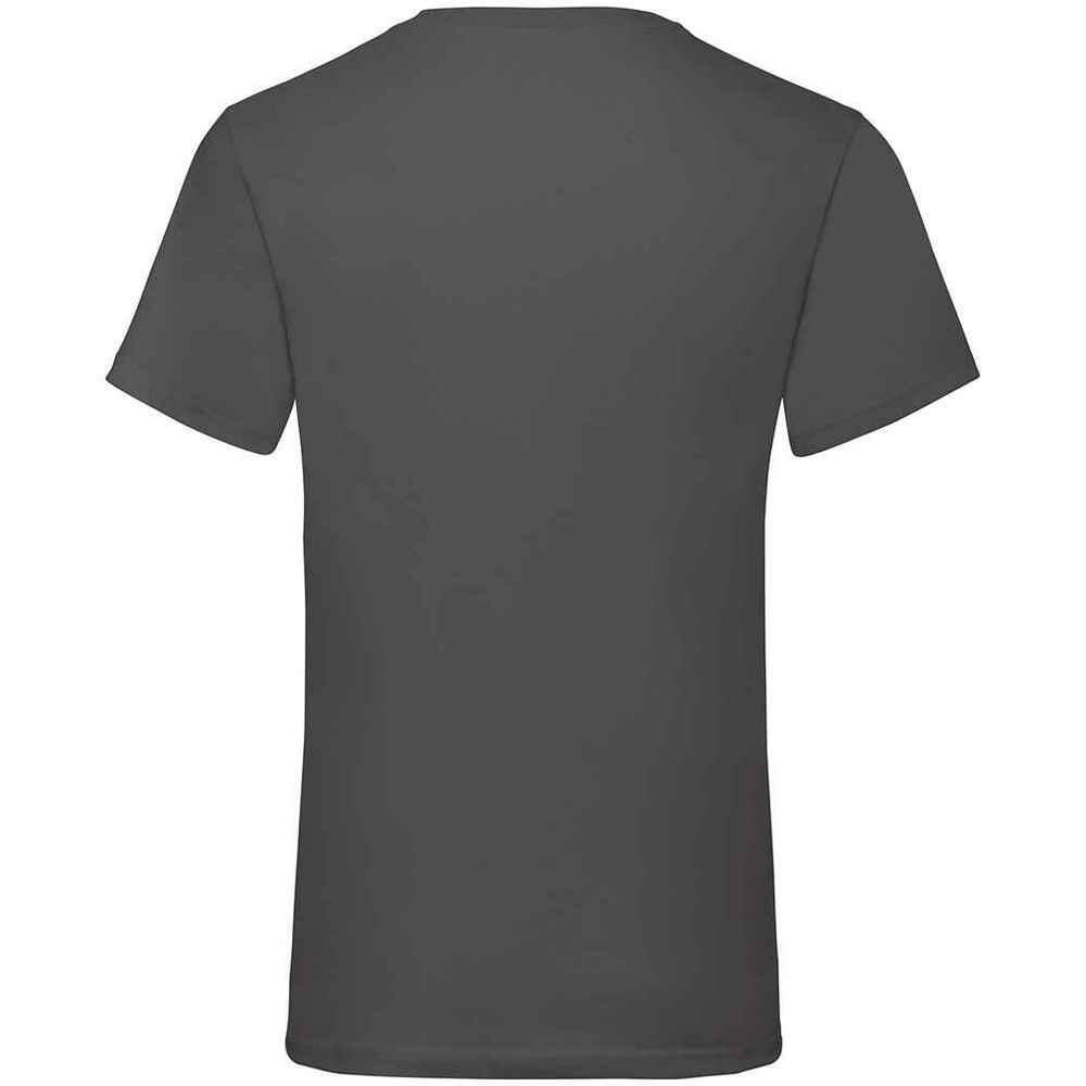Mens Valueweight V Neck TShirt (Light Graphite) 2/3
