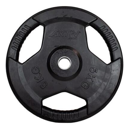 Aktivsport Gummierte Hantelscheibe 1,25 kg 31 mm