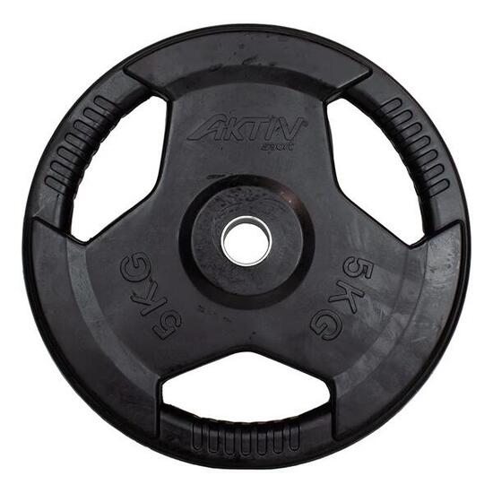 Aktivsport Gummierte Hantelscheibe 1,25 kg 31 mm