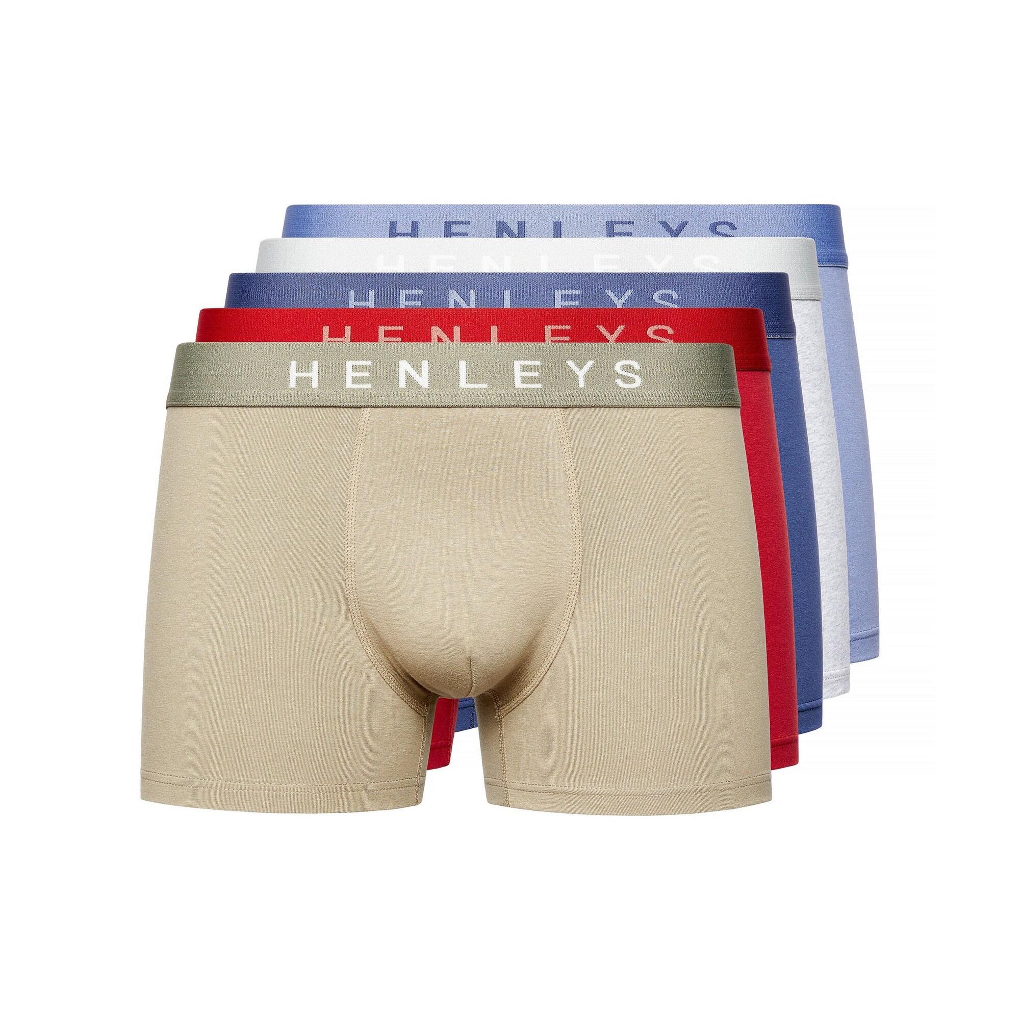 Mens Motley Boxer Shorts (Pack of 5) (Multicoloured) 1/4
