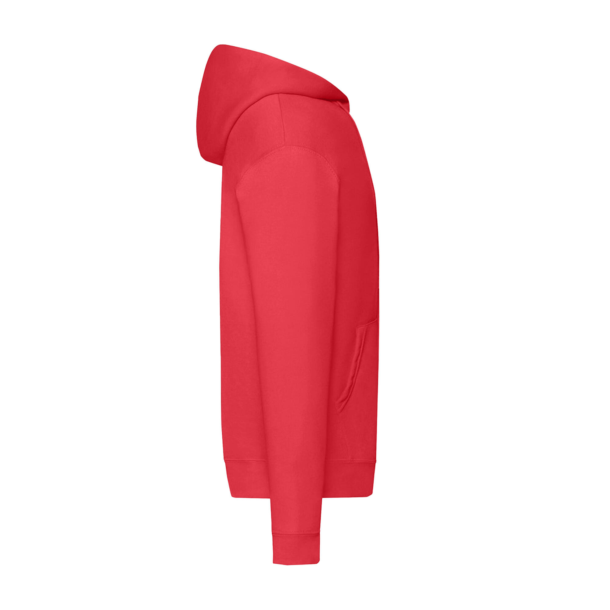 "Classic" Kapuzenpullover, Mit Reißverschluss für Herren Rot 3/3