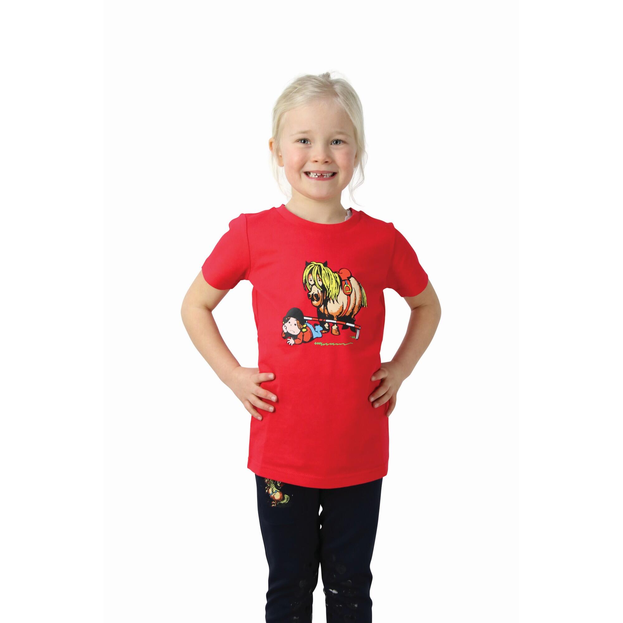 "Thelwell Collection" TShirt für Kinder Rot 3/3