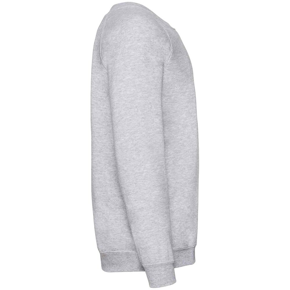 Childrens/Kids Classic Raglan Sweatshirt (Heather Grey) 3/3