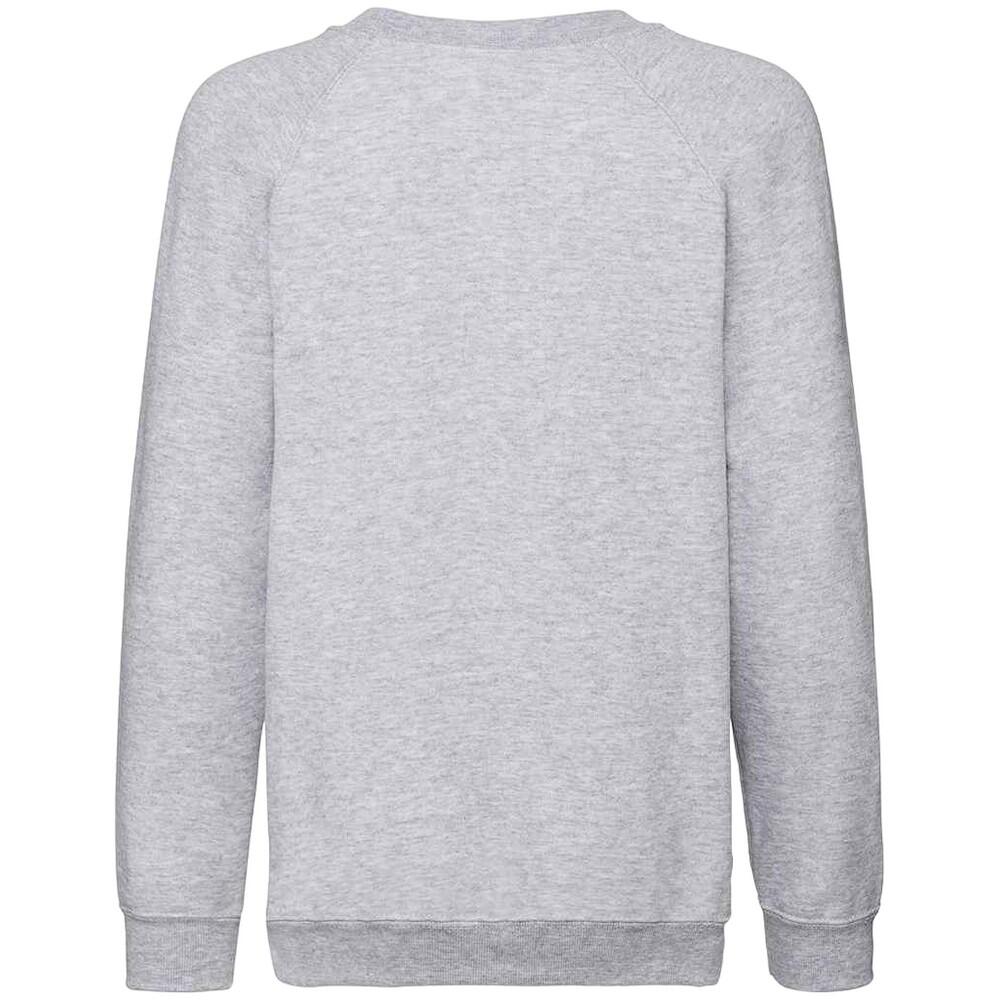 Childrens/Kids Classic Raglan Sweatshirt (Heather Grey) 2/3