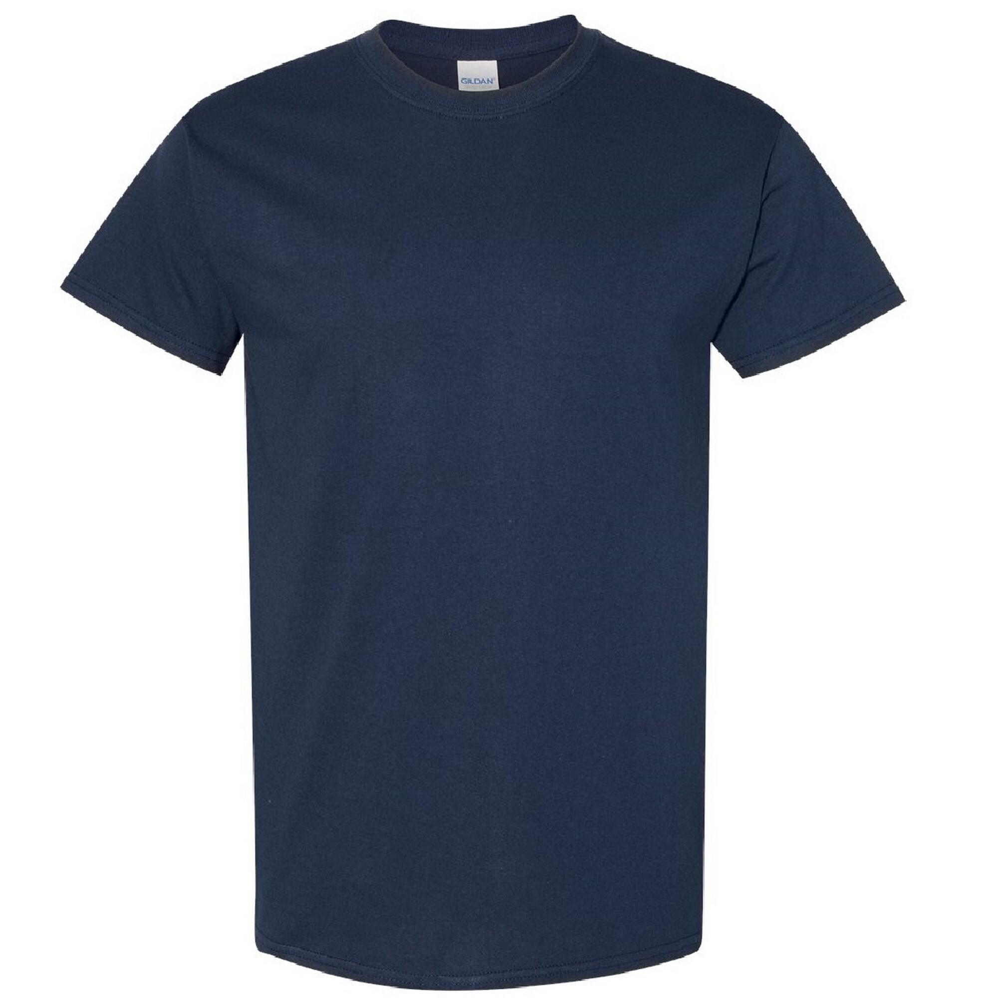 GILDAN Mens Heavy Cotton ShortSleeved TShirt (Navy)