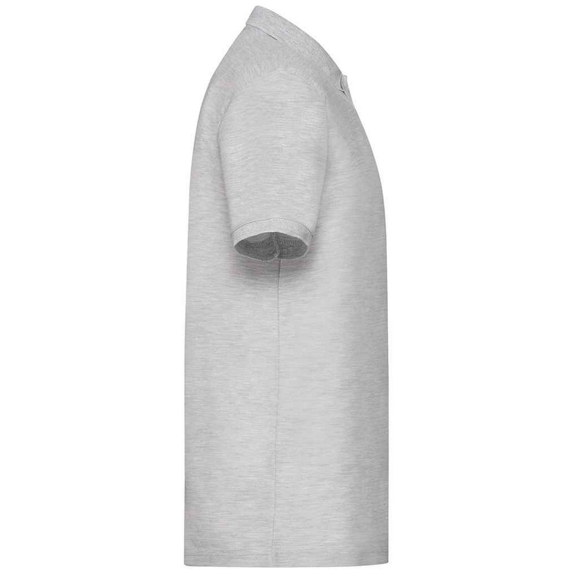 Poloshirt für Herren Grau meliert 3/3
