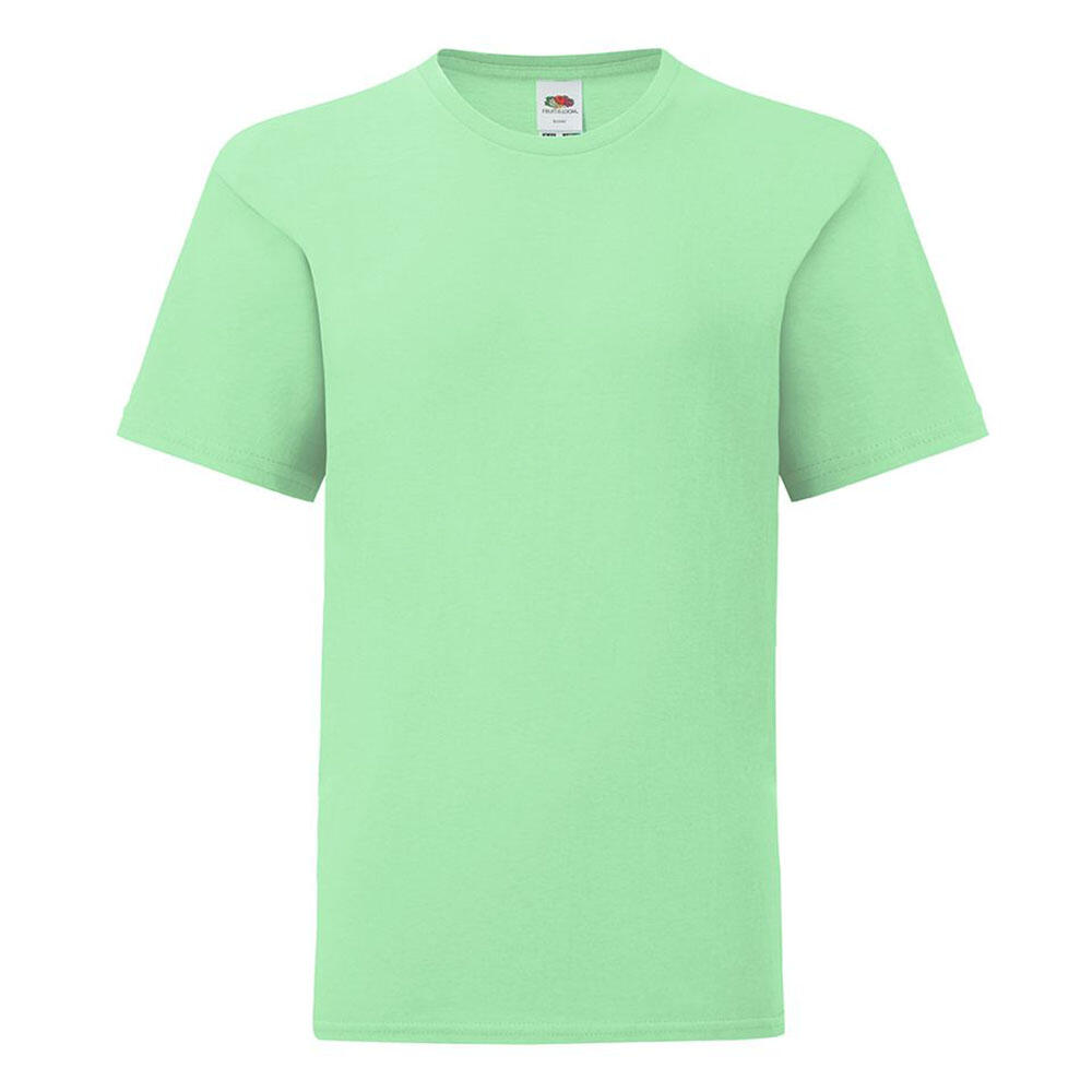 FRUIT OF THE LOOM Childrens/Kids Iconic 150 TShirt (Mint Green)