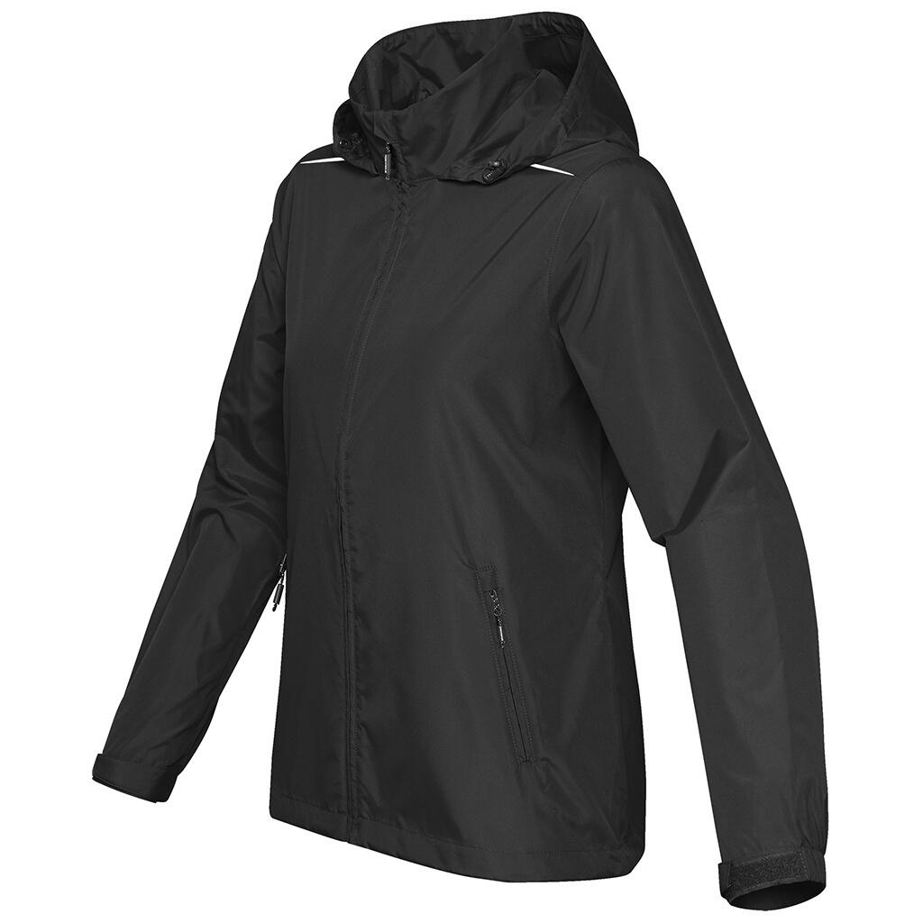 Womens/Ladies Nautilus Performance Soft Shell Jacket (Black) 3/3